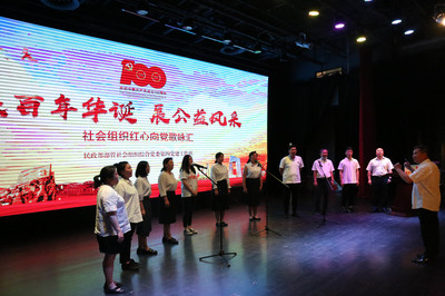 紅心向黨歌飛揚 公益風采百年彰——記民政部部管社會組織綜合黨委第四黨建工作站主題黨日活動